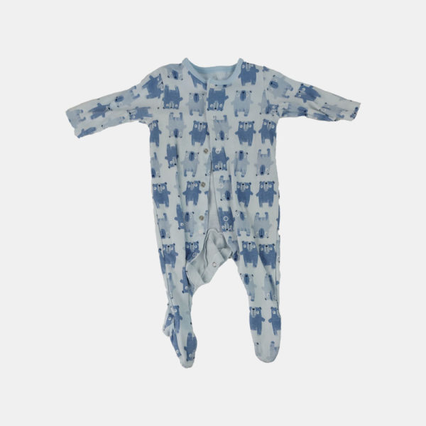 Pyjama Bebe Primark Bleu 6 Mois 68cm Ateapic Ch Declics Ethiques