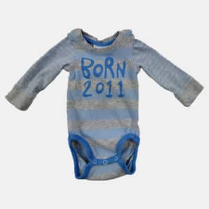 Body Bébé H&M Gris 1-3 mois / 62 cm