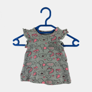 T-shirt Bébé DIRKJE  Gris Nb / 50 mois