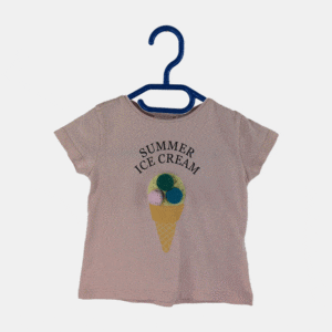 T-shirt Bébé ZARA Rose 9 mois / 74 cm