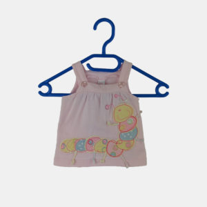 T-shirt Enfant SMILE Rose 56 cm / 1 mois