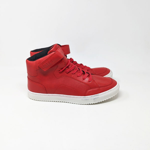 Sneakers Basket Etiquette Rouge Vrai Nike Air Force One Avec