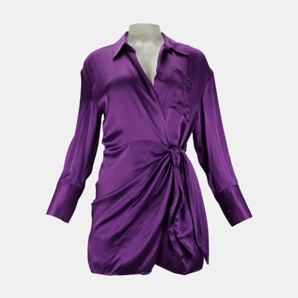 Robe zara shops mauve