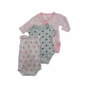 Lot 3 Body Bébé 1 mois/56cm