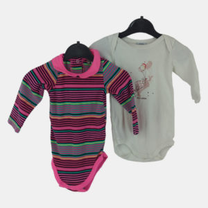 Lot 2 Body Bébé 3 mois / 62 cm