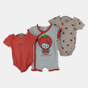 Lot 3 Body Bébé 0-1 mois / 56 cm