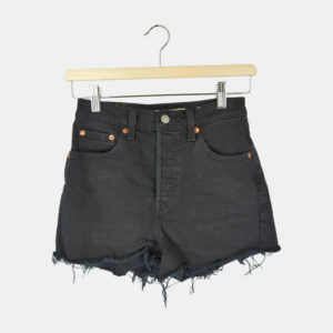 Short en Jean Femme LEVI'S Noir 34