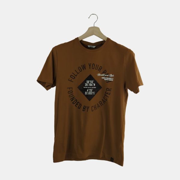 T-shirt Homme C&A Marron S • Déclics éthiques