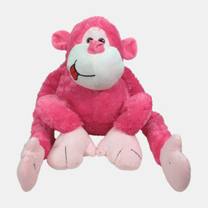 Peluche Cheeky Singe Rose 71 cm