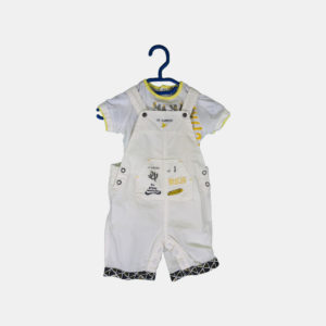 Salopette Enfant ORCHESTRA Blanc 12 mois / 74 cm