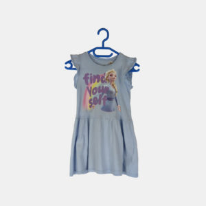 Robe Fille H&M Bleu 3-4 ans / 98-104 cm