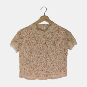 Top Femme ZARA Beige M • Déclics éthiques