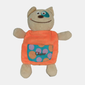 Doudou Chat CHICCO Orange 20 cm
