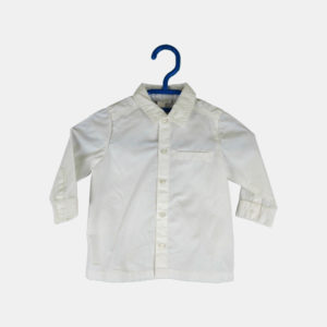 Chemise Garçon GRAIN DE BLE Blanc 6 mois  / 67 cm