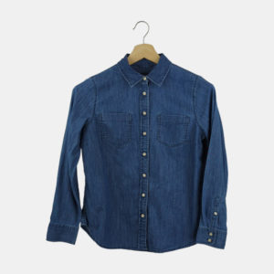 Chemise en Jean Femme TALBOTS Bleu S