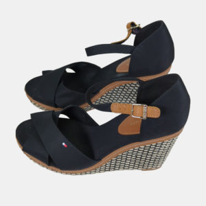 Talons compensés Femme TOMMY HILFIGER  Noir 40