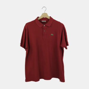 Polo Homme LACOSTE Rouge 3XL