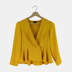 Blouse Femme TOPSHOP Jaune 34