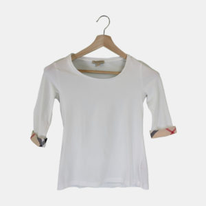 T-shirt Femme Burberry Blanc XS