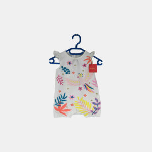 Barboteuse Bébé DU PAREIL AU MEME Blanc 3 Mois / 59 cm