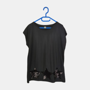 T-shirt Fille TU KIDS Noir 14 ans/164 cm