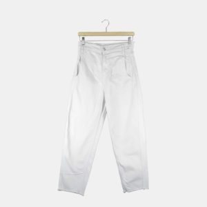 Pantalon Femme ZARA Blanc 34