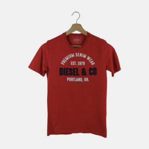 T-shirt Homme DIESEL Rouge XS