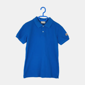 Polo Garçon MONCLER Bleu 12 ans / 152 cm