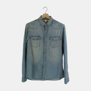 Chemise Homme H&M Bleu M