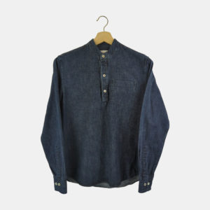 Chemise Homme DRAPEAU NOIR Bleu S