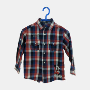 Chemise Bébé C&A Rouge 3 ans / 98 cm