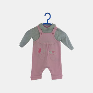 Combinaison Bébé FAGOTTINO Rose 0-1 mois / 56 cm