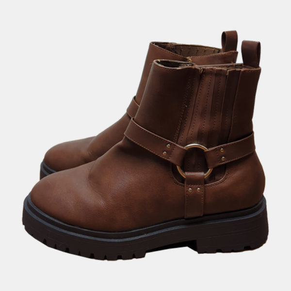 Bottines En Daim Noir Bullboxer - Taille 40 - Occasion - Talon 2-7 Cm