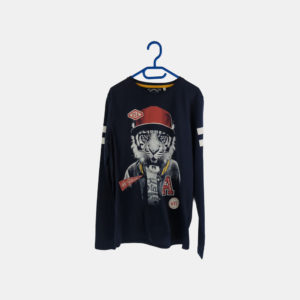 Pull Garçon SKATE NATION Bleu 13 ans / 158