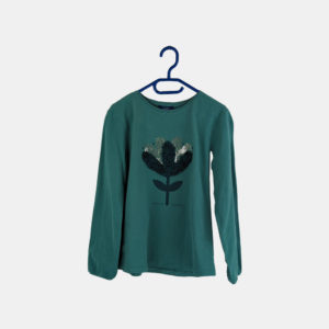 Haut Fille OKAÏDI Vert 10 ans / 140 cm