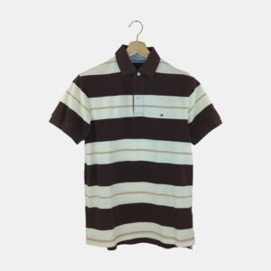 Polo Homme TOMMY HILFIGER Marron S