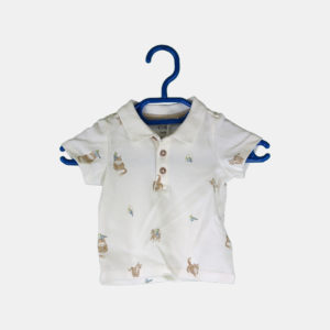 Polo Garçon C&A Blanc 3mois / 62cm