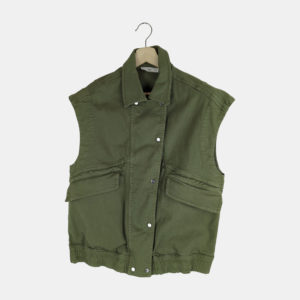 Gilet Femme MANGO Vert XS