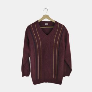 Pull Homme FAPTEKS Bordeaux XL/42
