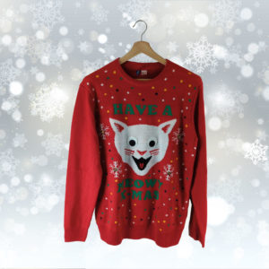 Pull Noël H&M Rouge L