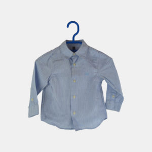 Chemise Bébé BENETTON Bleu 18mois/86cm