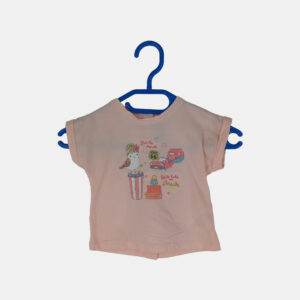 T-Shirt Bébé SERGENT MAJOR Rose 3mois/60cm