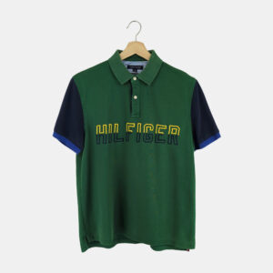 Polo Homme TOMMY HILFIGER Vert L