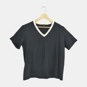 T-shirt Femme MASSIMO DUTTI Noir XL