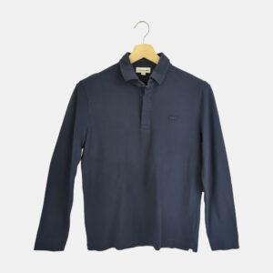 Polo manches longues Homme LACOSTE Bleu S