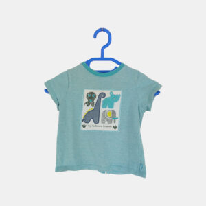T-Shirt Bébé OBAIBI Bleu 6mois/68cm