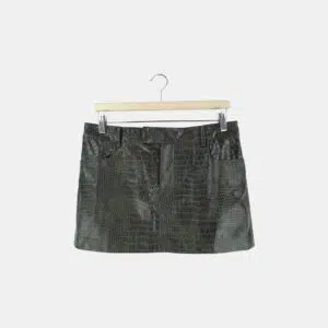 Jupe Femme MANGO Vert 38