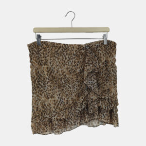 Mini Jupe Femme ZARA Marron XL