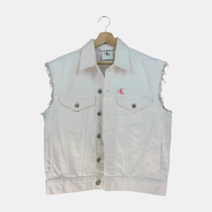 Gilet Homme CALVIN KLEIN JEANS Blanc XS