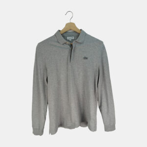 Polo manches longues Homme LACOSTE Gris L